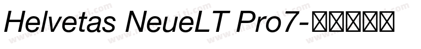 Helvetas NeueLT Pro7字体转换